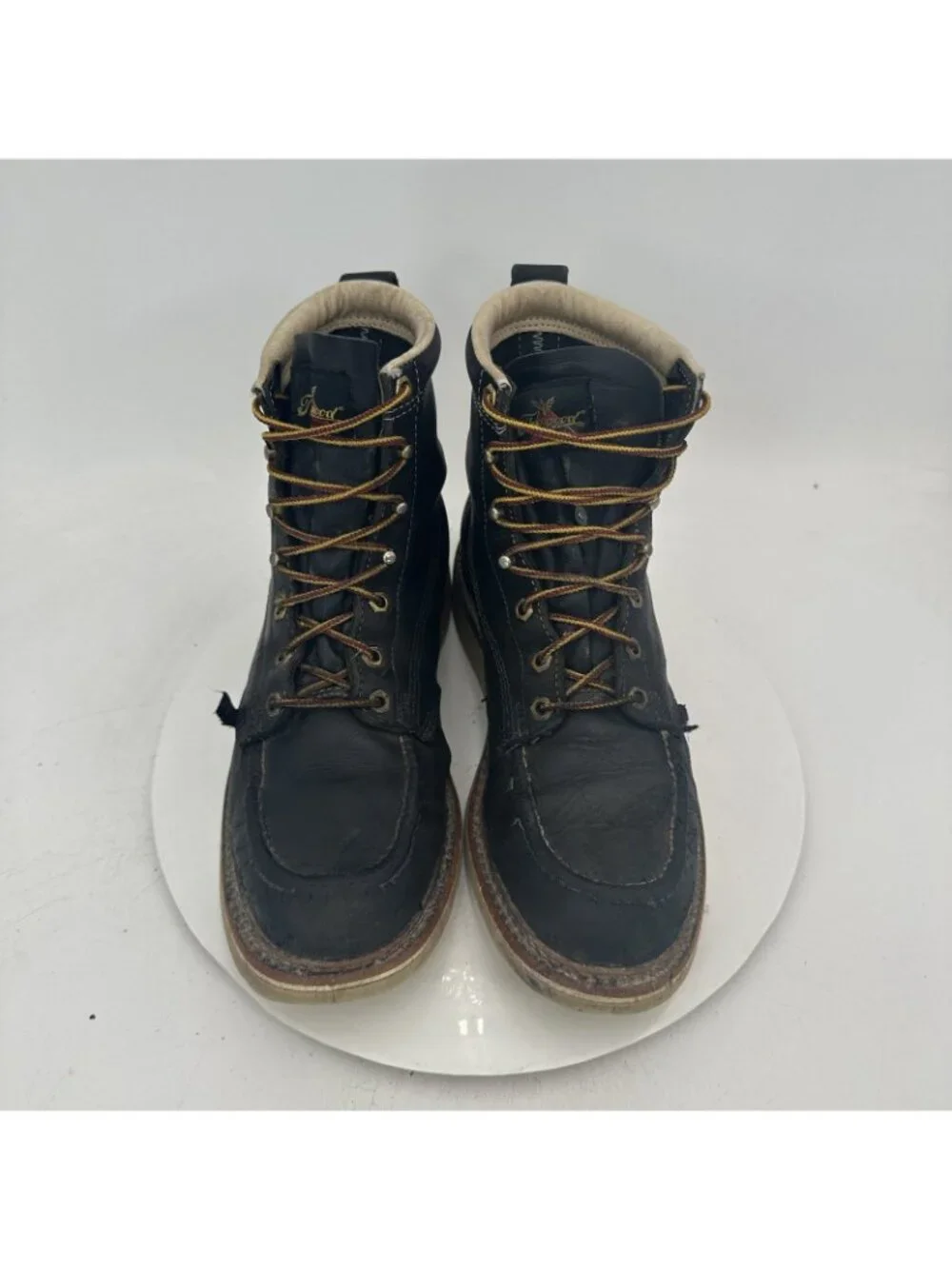 Thorogood Men Size  9.5D 814_620 Black Leather Moc Toe Ankle Combat Boot